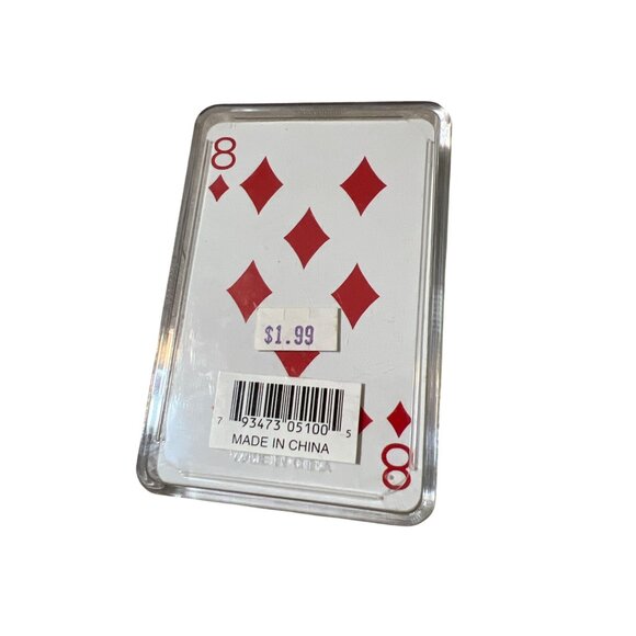 Amish Country Playing Cards With Scenic Horse & Buggy Design Plastic Case - Picture 3 of 3